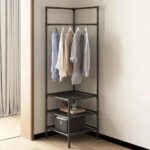 Organizador de Canto para Roupa com Prateleiras