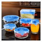 Tampas Elásticas de Silicone (6 Peças)